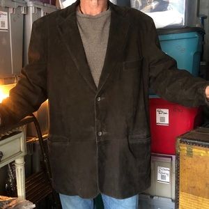 Men’s Remy Leather Suede Blazer